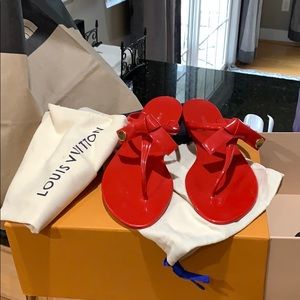 Louis Vuitton flip flops